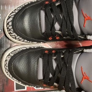 USED Air Jordan 3 CDP Black Cement size 4.5